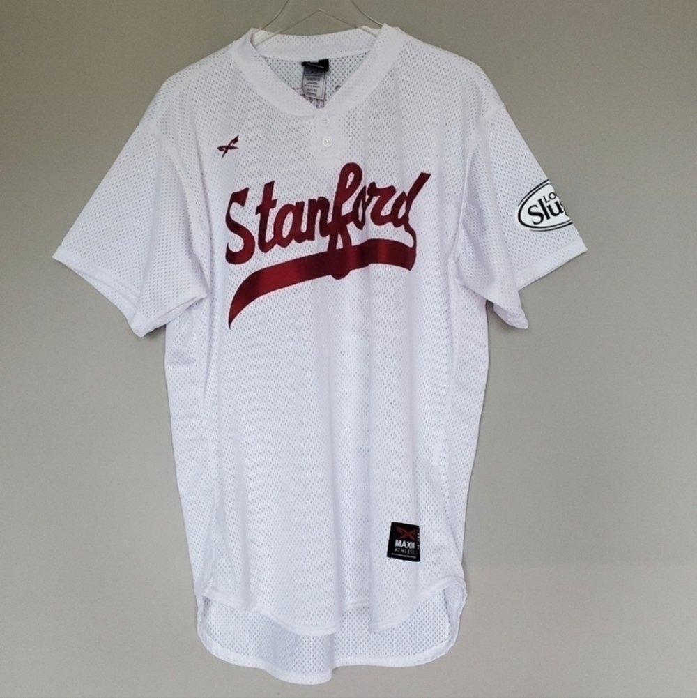 Vintage Maxim Athletic Stanford Louisville Slugger Baseball Jersey #78 Mahony